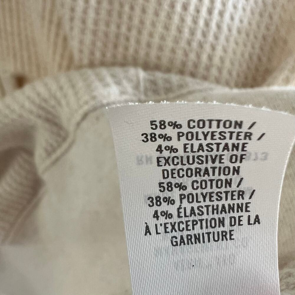 Aerie Cream Thermal Hoodie Size M - Picture 4 of 7